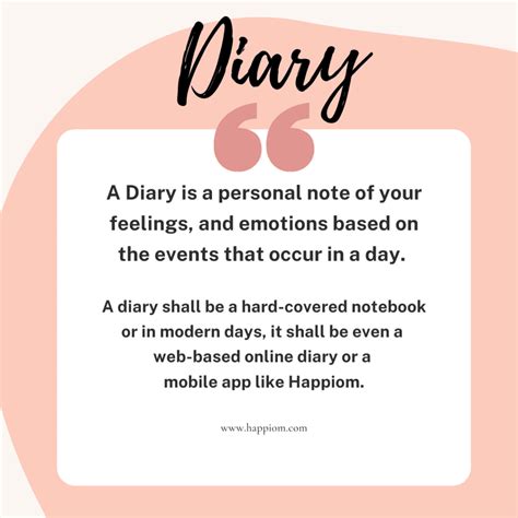 The Art of Expressive Introspection: Unraveling the Definition of a Diary