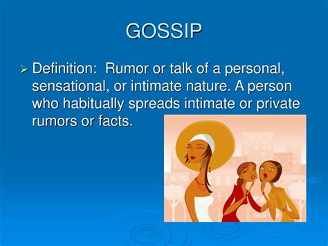 The Art of Spilling the Tea: Unveiling the Definition of a Gossip
