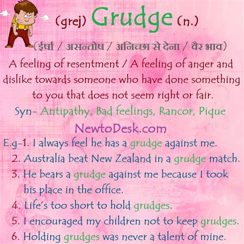 Understanding Grudges: Exploring the Meaning and Impact