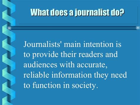 Unveiling the Mystical Persona: The Definition of a Journalist in the Modern Era