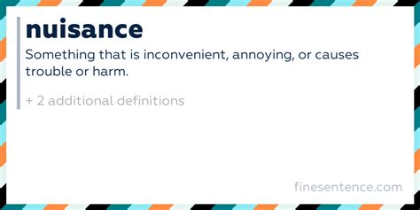 Understanding Nuisances: Definition and Examples