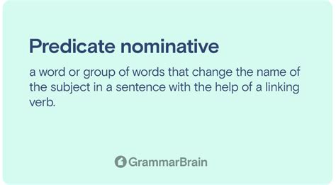 Discovering the Eloquent Functionality of Predicate Nominative: Definition and Usage Unveiled