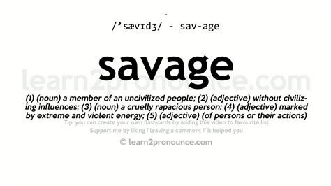 Explore The Meaning Of Savage: A Comprehensive Definition