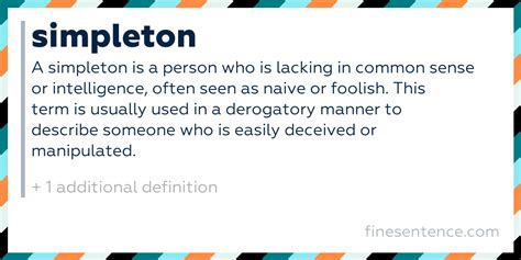 Unveiling the Truth about Simpletons: A Comprehensive Definition and Exploration