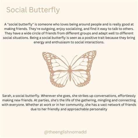 The Enchanting True Meaning of a Social Butterfly: Unraveling the Charismatic Persona