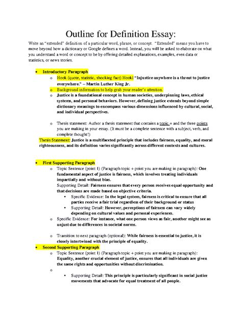 Understanding Outlines: A Comprehensive Definition and Guide