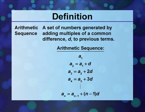 Unlocking the Meaning of Arithmetic Sequences: A Beginner's Guide