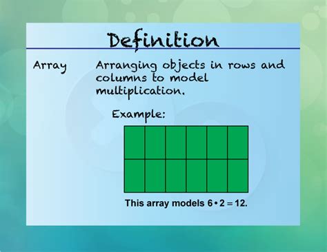 Unlocking the Mysteries of Arrays: A Comprehensive Guide to the Definition of Array in Mathematics