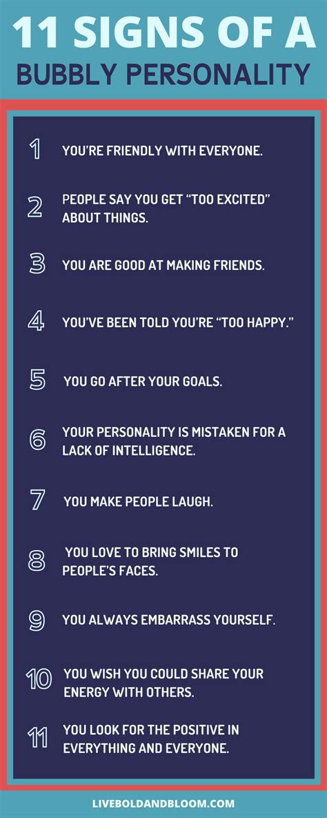 The Effervescent Elixir: Exploring the Definition of Bubbly Personality