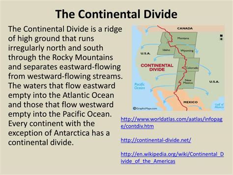 The Majestic Boundary of North America: Exploring the Definition and Significance of the Continental Divide