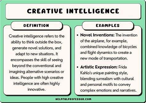 Unlocking the Power of the Mind: A Comprehensive Definition of Creative Intelligence