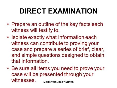 The Art of Crafting Compelling Narratives: Exploring the Definition and Function of Direct Examination in Legal Proceedings