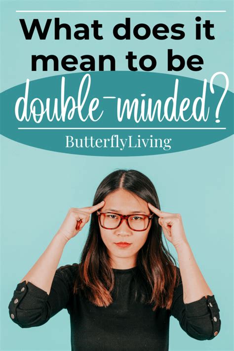 Unveiling the Inner Conflict: The Complete Definition of Double-Mindedness