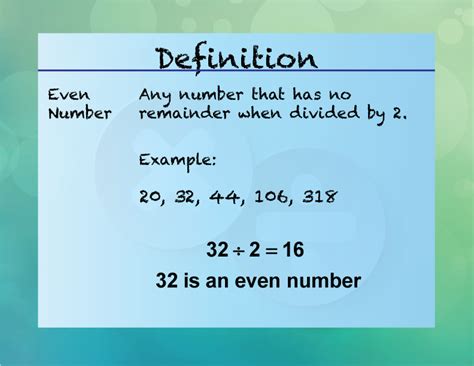 Unlocking the Mystery: Discovering the Definition of Even Numbers