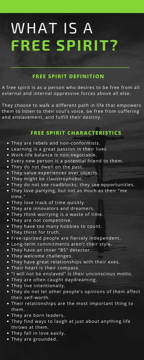 Discover The Meaning And Characteristics Of Free Spirit