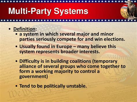 Unlocking the Elements of Multi-Party Politics: A Comprehensive Definition of Multi-Party System