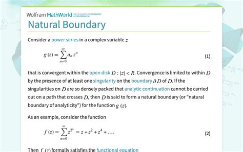 Unveiling the Beauty of Nature's Boundaries: A Comprehensive Definition of Natural Boundary
