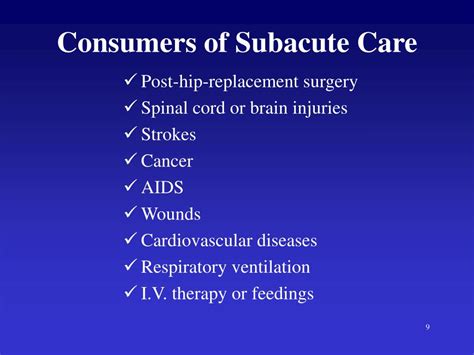 Unlocking the Mysteries of Subacute Care: Understanding the Definition and Importance of this Vital Healthcare Specialty