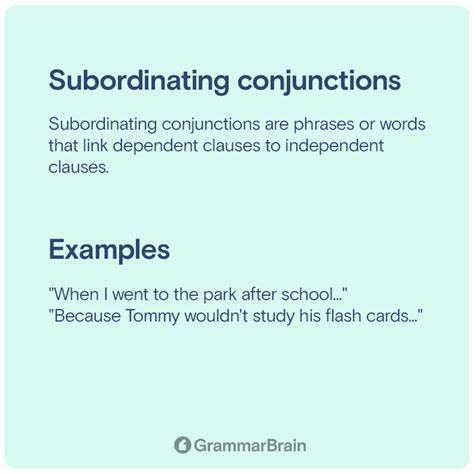 Unveiling the Literary Magic: An Ultimate Guide to the Definition of Subordinating Conjunctions