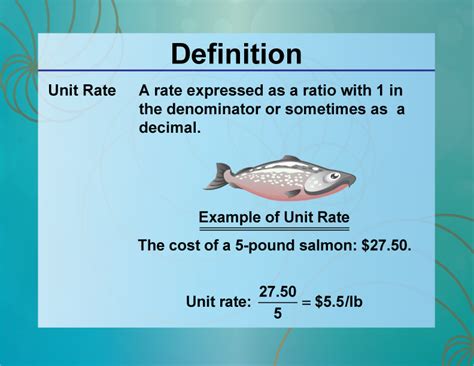 Unlocking the Basics of Unit Rates: Essential Definition Guide