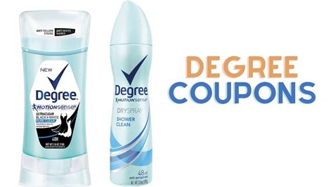 Degree Deodorant Printable Coupons