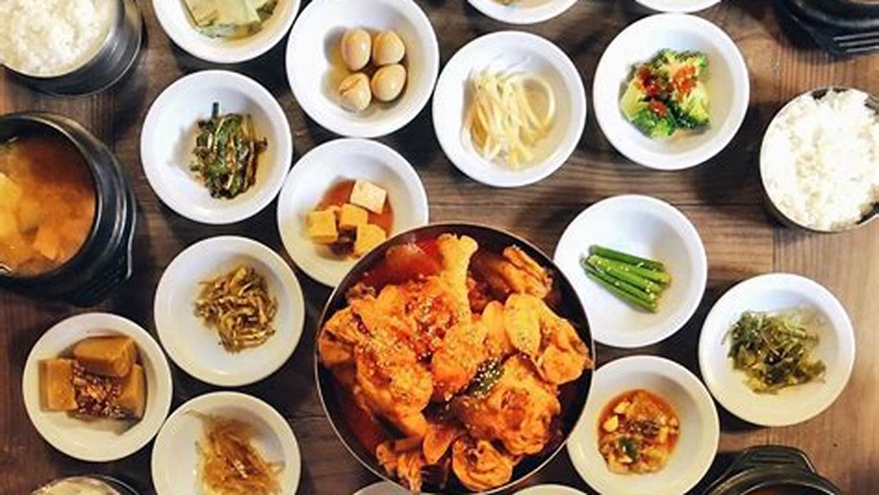 Dekorasi Khas Korea, Kuliner