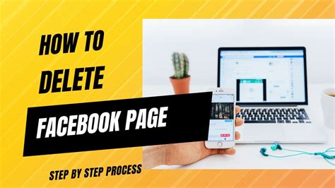 Delete A Facebook Page Using Desktop