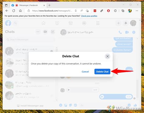 Delete Chat Messenger
