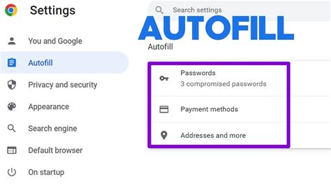 Delete Entire Chrome Autofill Information from Computer
