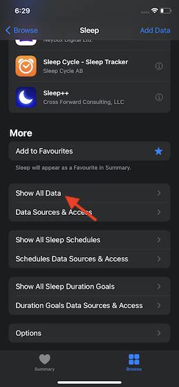 Delete Specific or Entire Sleep Tracking Data on iPhone