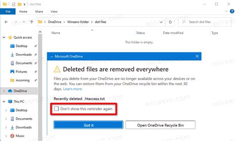 Delete files from a message