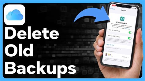 Delete old backups from iCloud