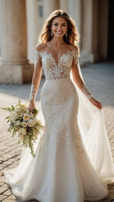 Delicate Lace Wedding Dress