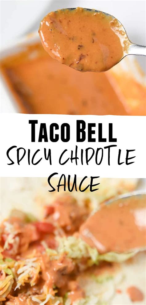 Delicious Homemade Taco Bell Chipotle Sauce Recipe