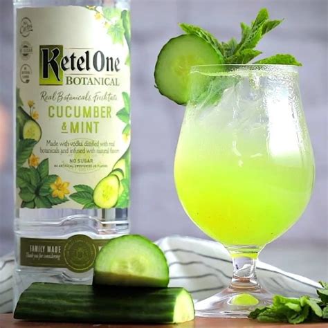 Delicious and Refreshing Ketel One Cucumber Mint Cocktail Recipes