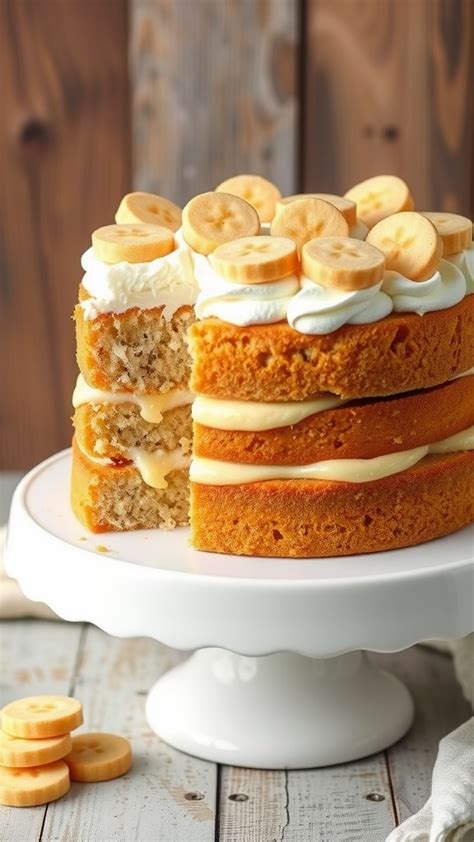 Delicious Banana Pudding Cake Recipe