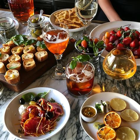 Delicious Drinks and Appetizers