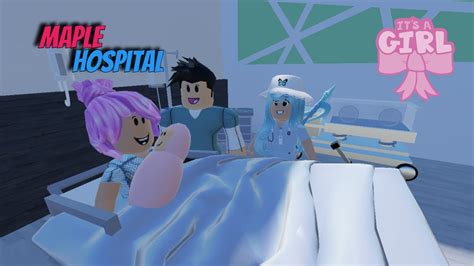 Delivering Babies in Roblox Maple Hospital - YouTube