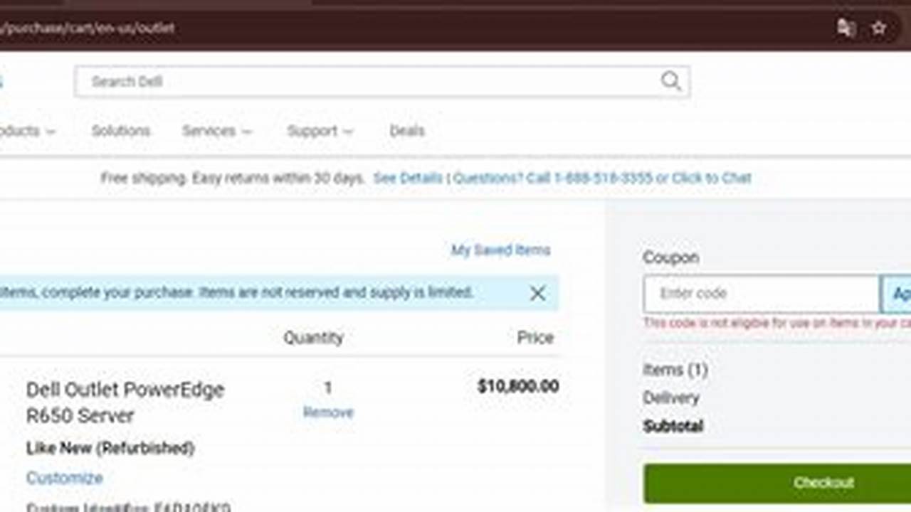 Dell Coupon Code August 2024