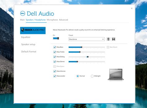 Dell XPS 15 audio