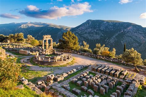 Delphi views greece