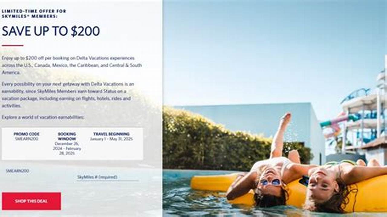 Delta Vacations Promo Code 2025