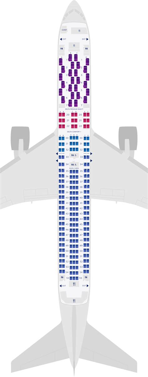 Delta Airlines Seating Chart 767