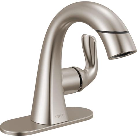 Delta Bathroom Faucet With Pull Out Sprayer