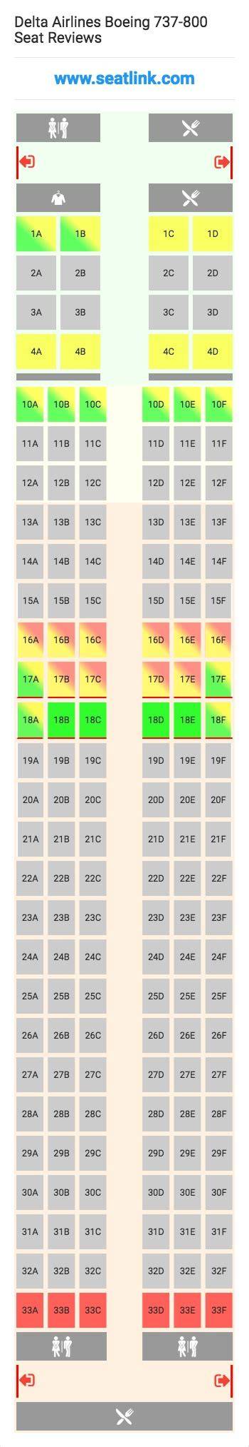 Delta Boeing 737 Seating Chart