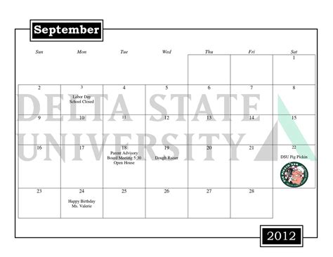 Delta State Academic Calendar