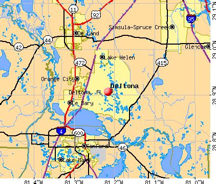 Map Of Deltona Florida Best Map Cities Skylines