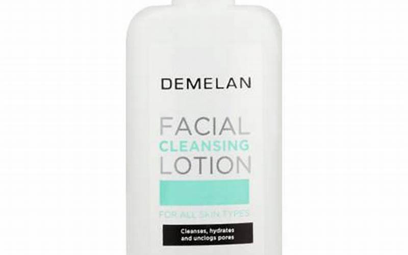 Demelan Facial Cleansing Lotion Ingredients