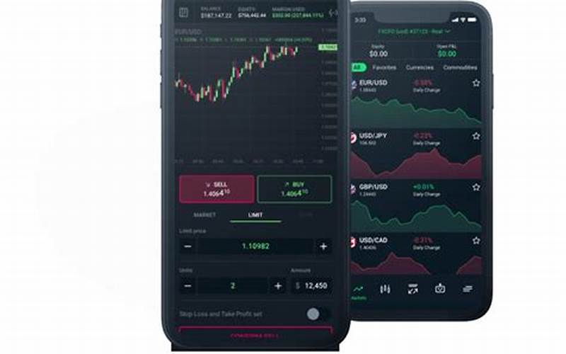 Demo Trading App Interface
