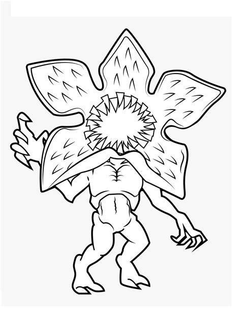 Demogorgon Coloring Page